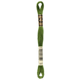 green embroidery floss, DMC 937
