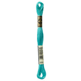 green embroidery floss, DMC 959