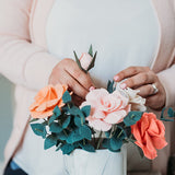 Rose + Eucalyptus Bouquet, Advanced PDF Pattern