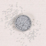 Metallic Sequins or Beads: Silver