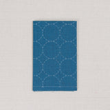 Sashiko Fabric, Circle Pattern in Blue