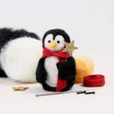 Needle Felting Kit, Paloma Penguin