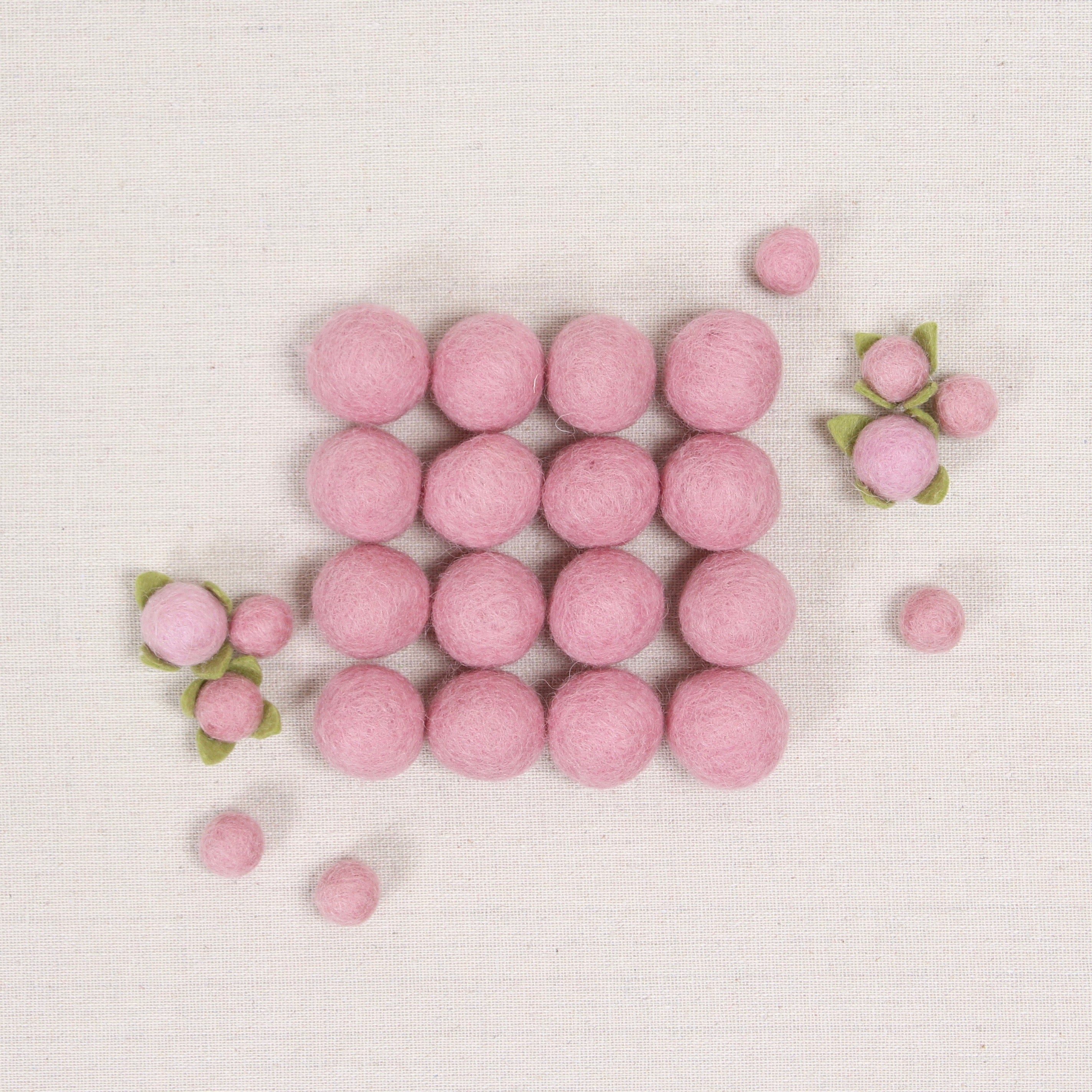 Pink Cotton Balls