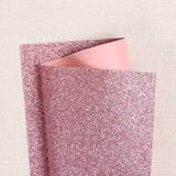 Blush Glitter Felt