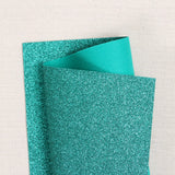 Teal Glitter Felt