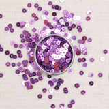 Metallic Sequins or Beads: Lilac