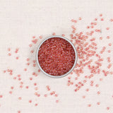 Metallic Sequins or Beads: Red