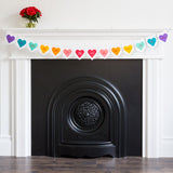 valentine's countdown calendar, valentine's day craft, valentine's day banner
