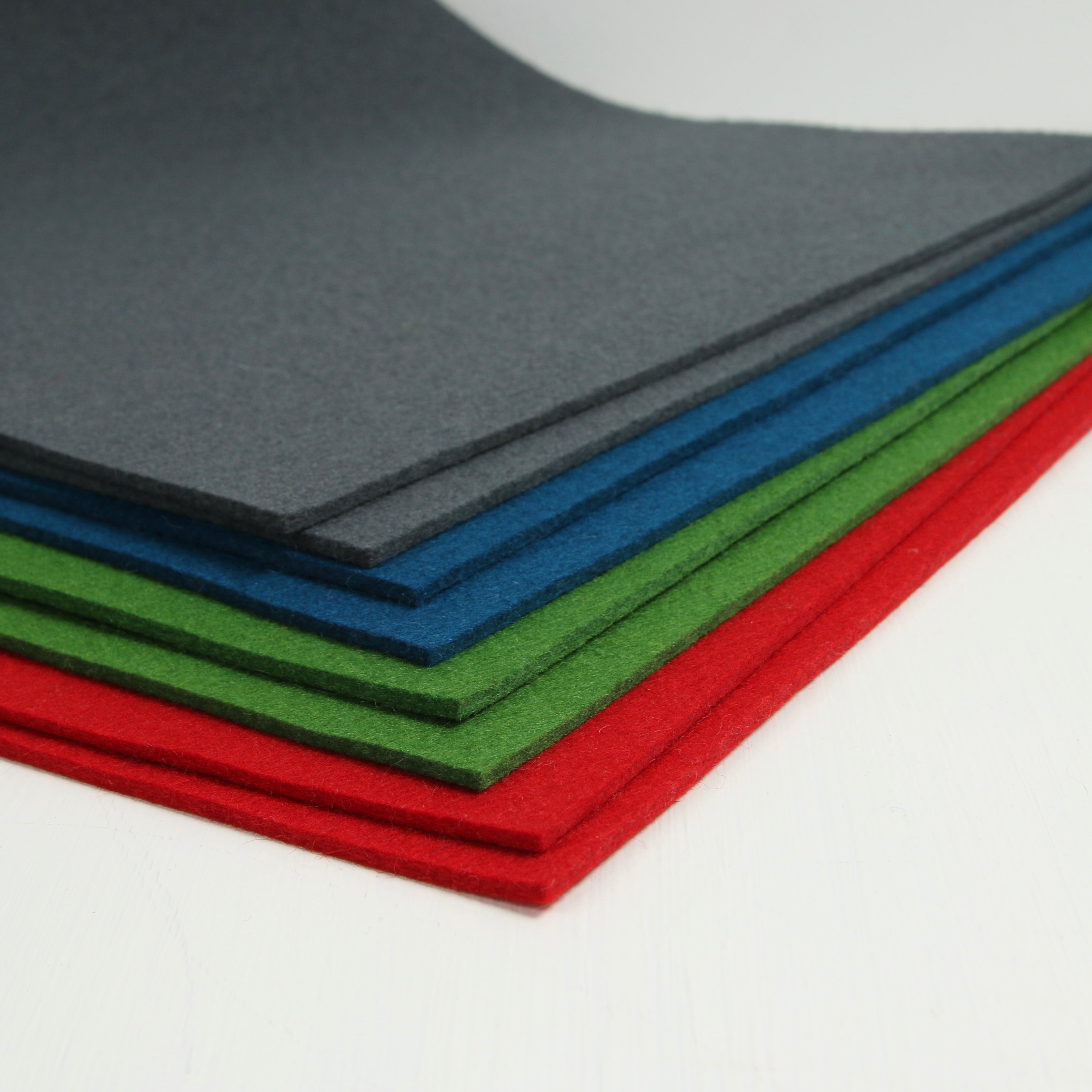 Made in USA 1/8 Thick x 60 Wide x 12 Long, Pressed Wool Felt Sheet 2  Lbs/Square Yd., Gray, 400 psi 