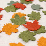Felt-fetti Maple Leaves, die cut shapes