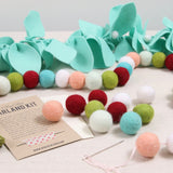 Mint Felt Balls