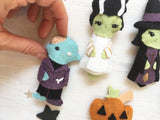 Classic Movie Monsters Felt Pattern