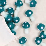 Mushrooms, Turquoise Bundle