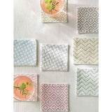 Sashiko Fabric for coasters in White