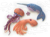 Sea Creatures Felt Pattern