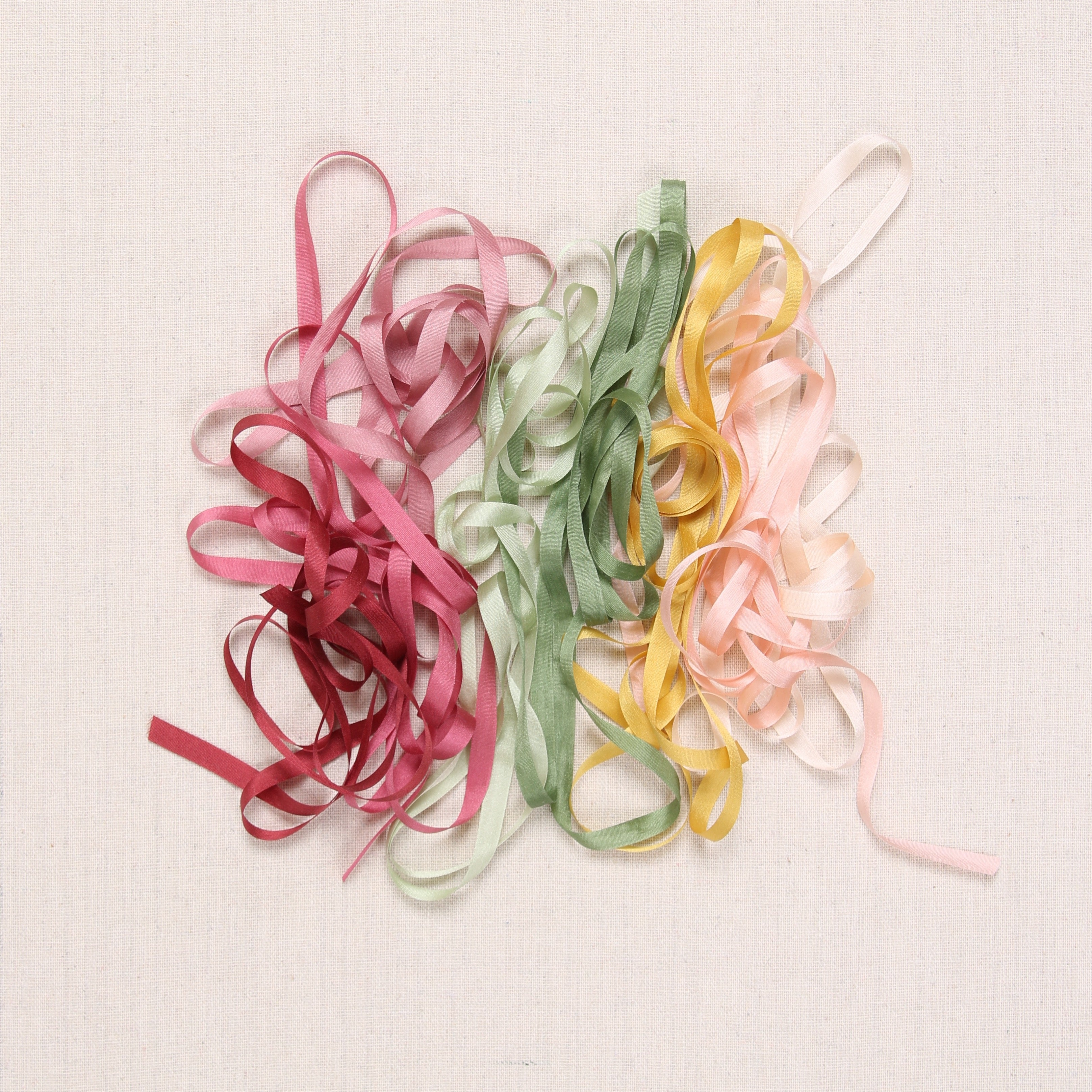 River Silks Silk Ribbon, Ochre 48 – Benzie Design