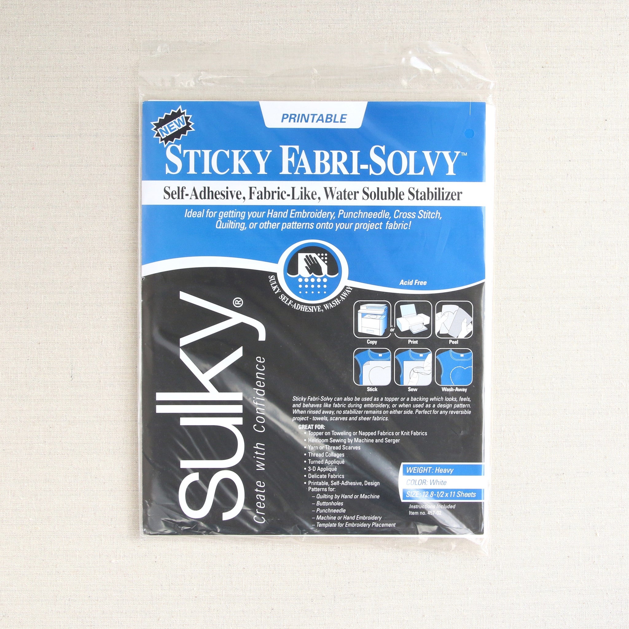 Sticky Fabri-Solvy – Benzie Design