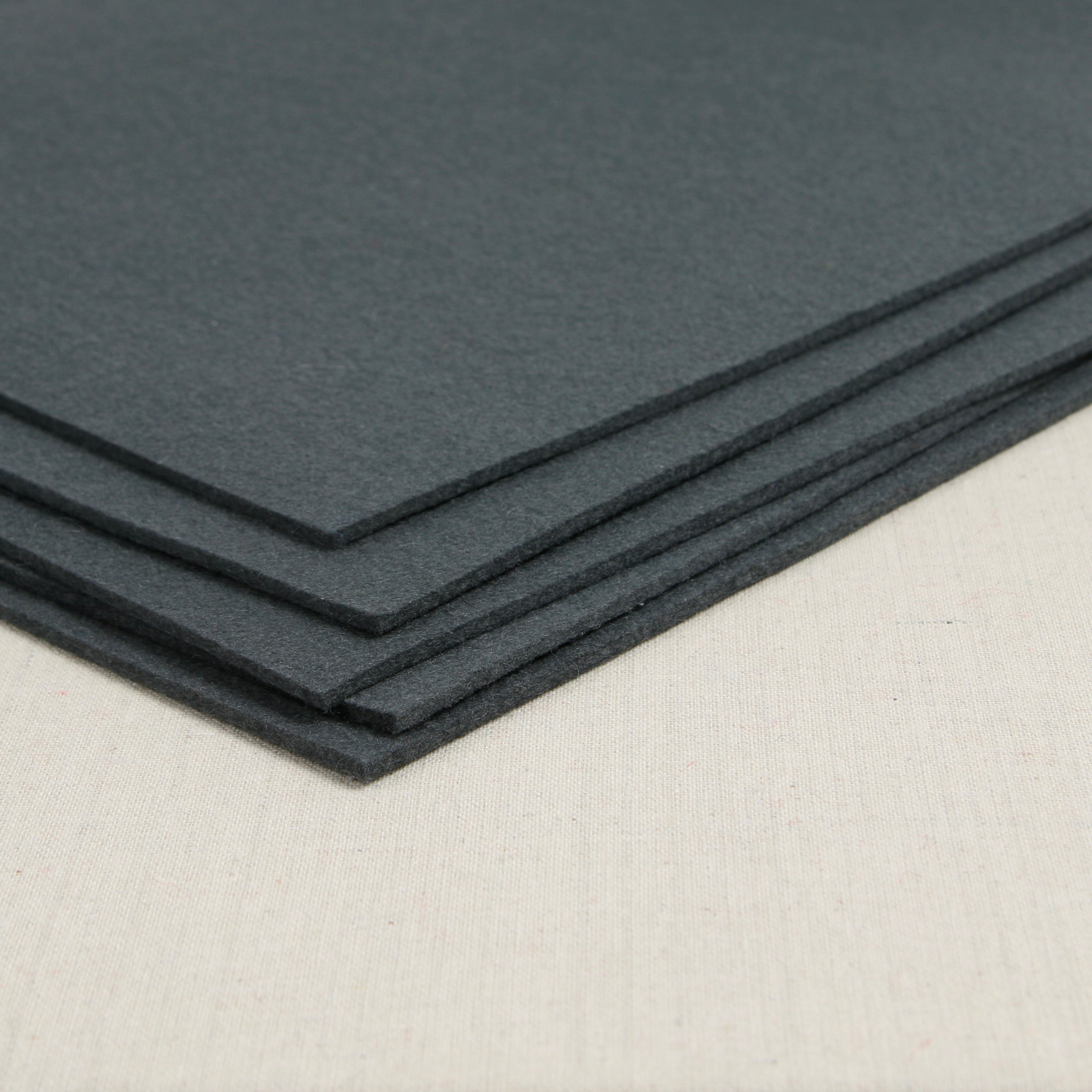 Made in USA - 12 x 72 x 1/2″ Gray Pressed Wool Felt Sheet