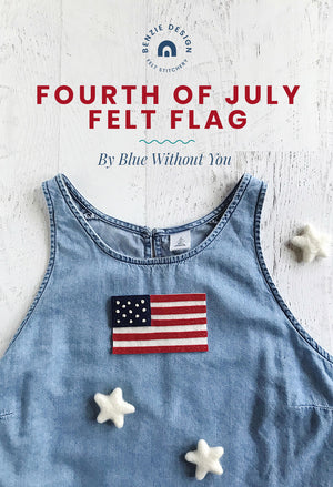 Fourth of July Flag Patch