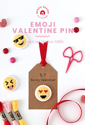 Emoji Valentine Pin