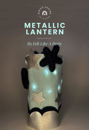 Metallic Felt Lantern