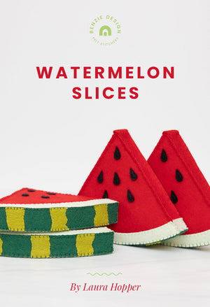 Felt Watermelon Slices Tutorial