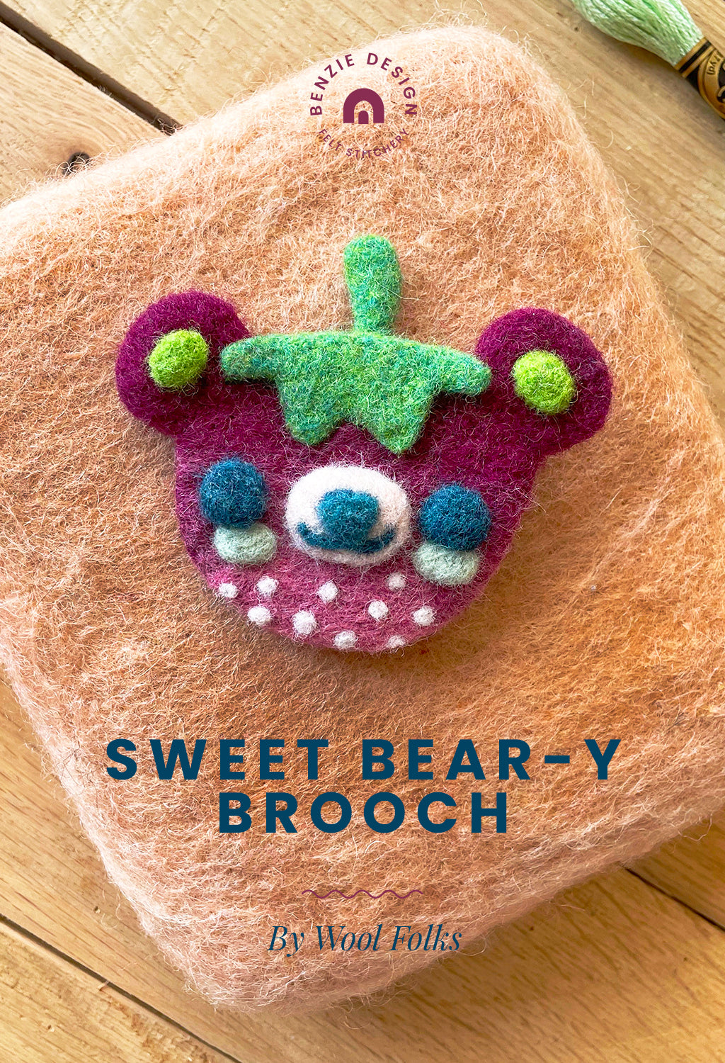 Needle Felted Brooch