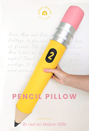 Pencil Pillow Tutorial