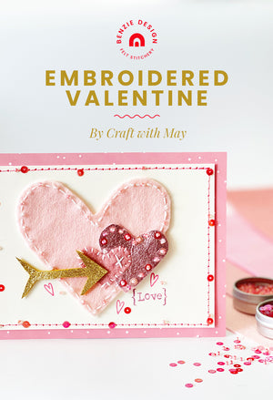 Embroidered Valentine Card
