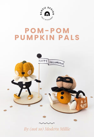 Pom-pom Pumpkin Tutorial