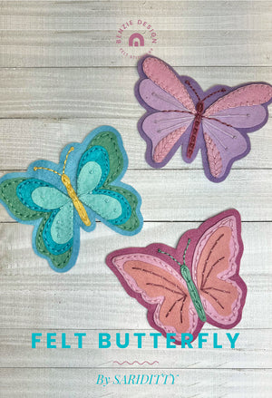 Felt Butterfly Tutorial