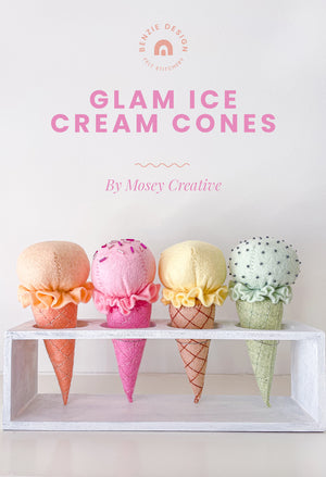 Glam Ice Cream Cones