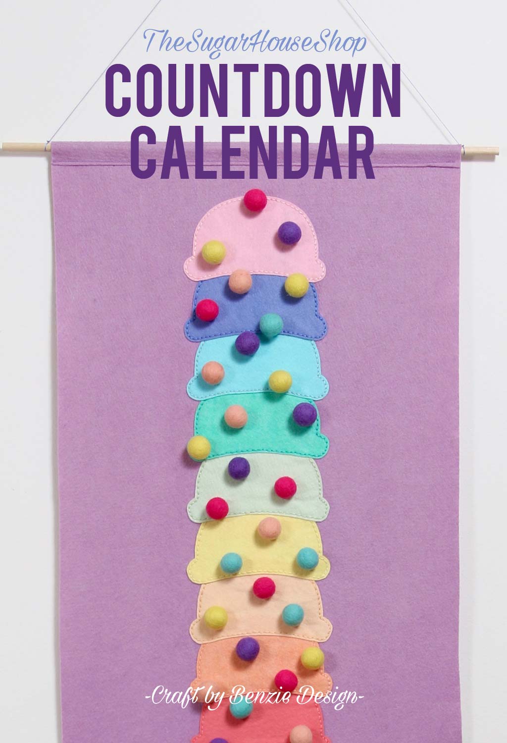 Birthday Countdown Calendar with The Sugar House Shop