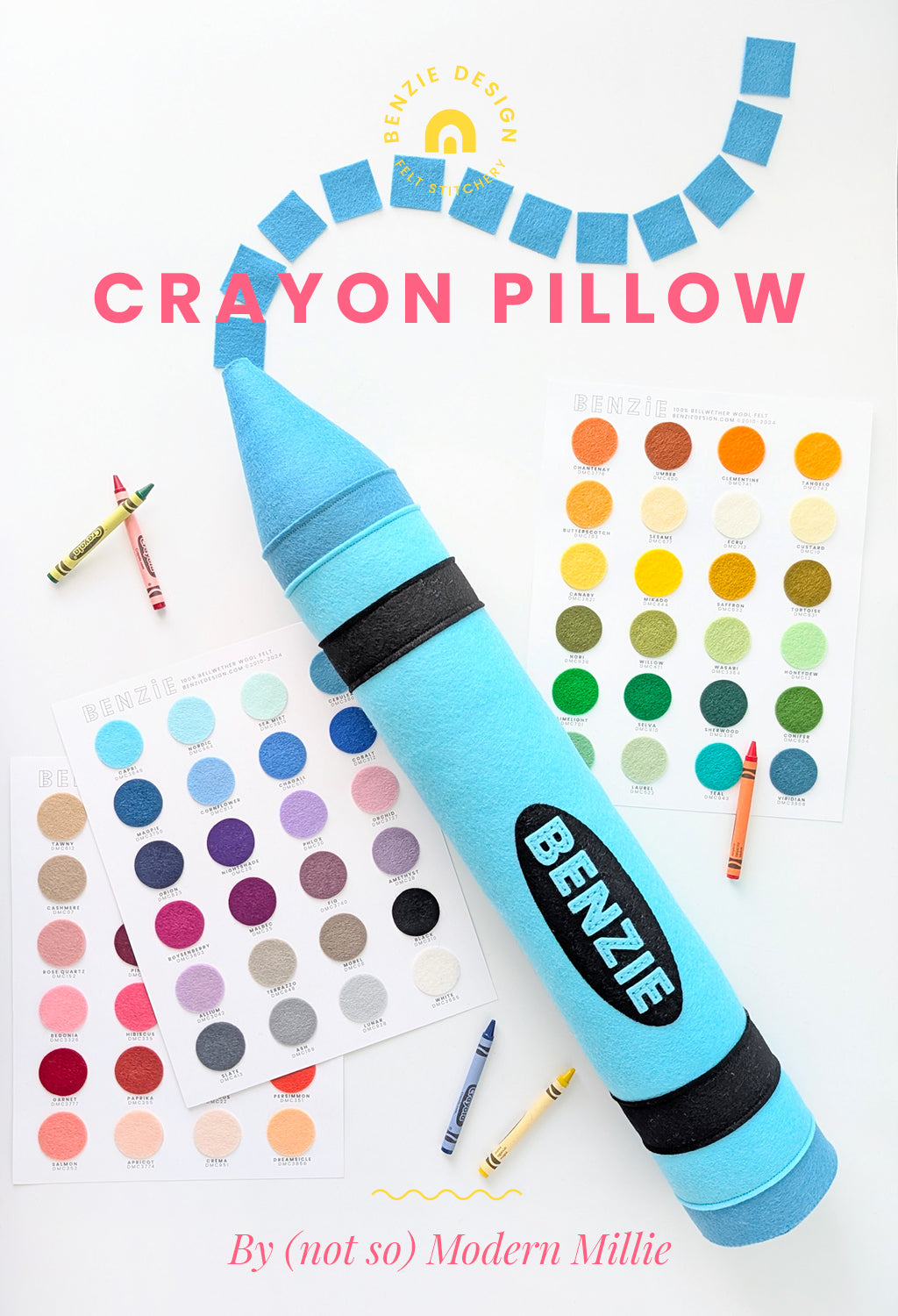 Crayon Pillow Tutorial