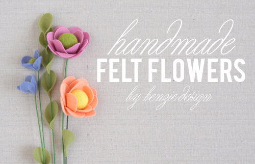 Felt Wildflower Tutorial