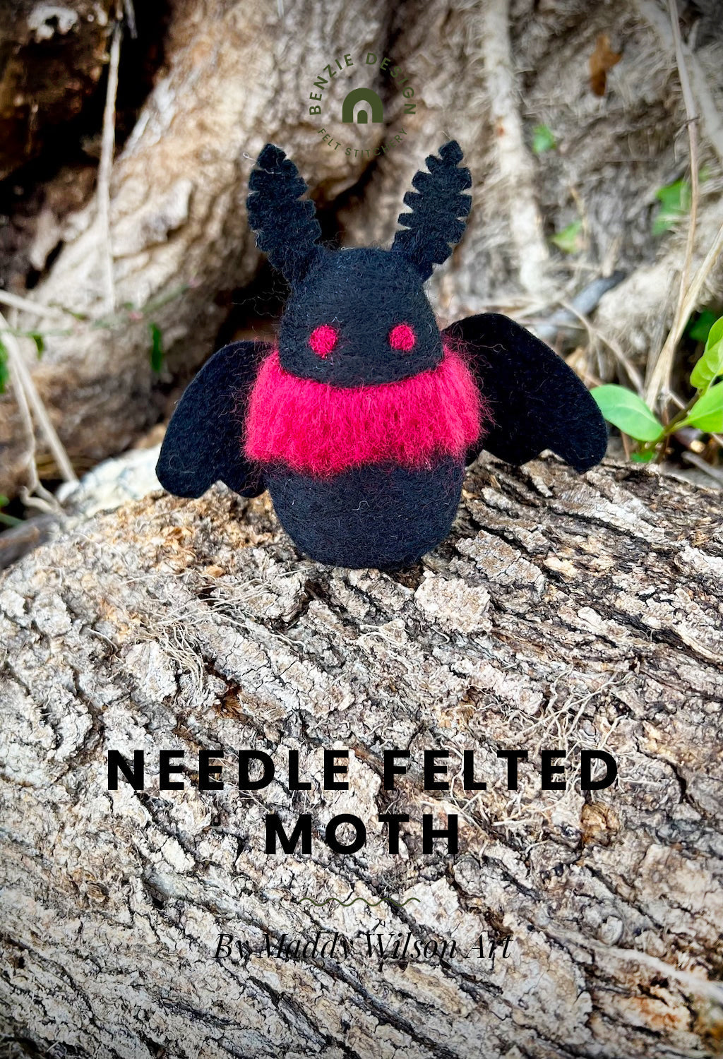 Needle Felted Moth
