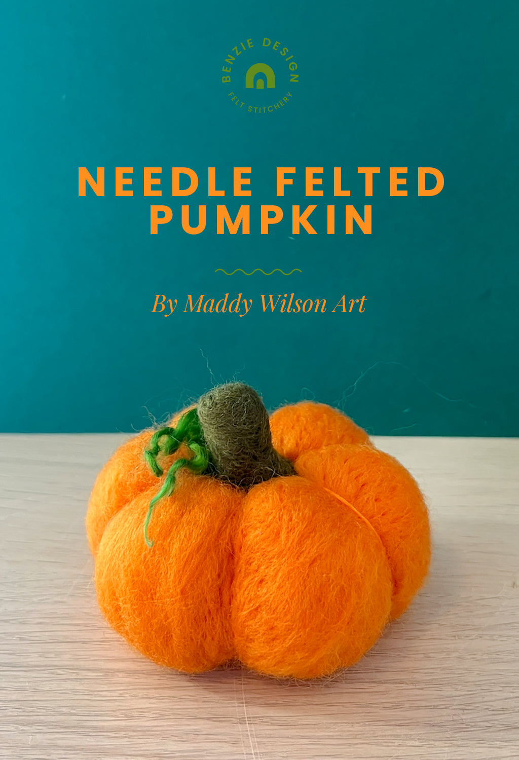 Needle Felted Pumpkin
