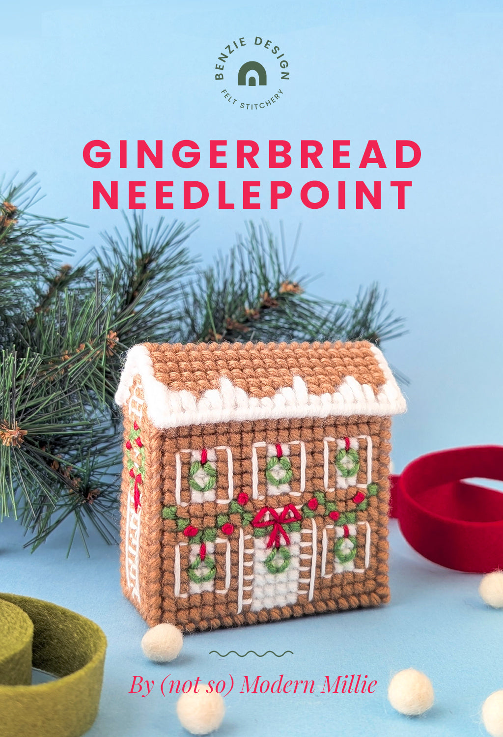 Gingerbread Needlepoint Tutorial