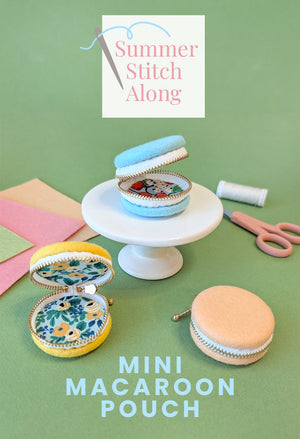 Mini Macaroon Pouch Stitch Along