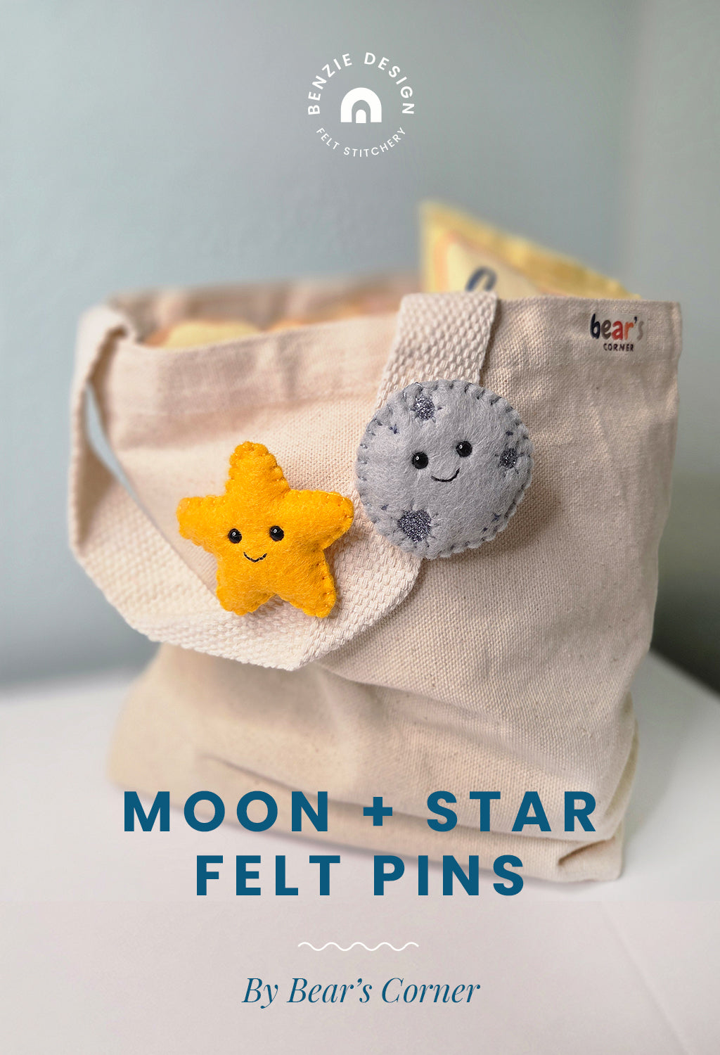 Moon and Star Pins