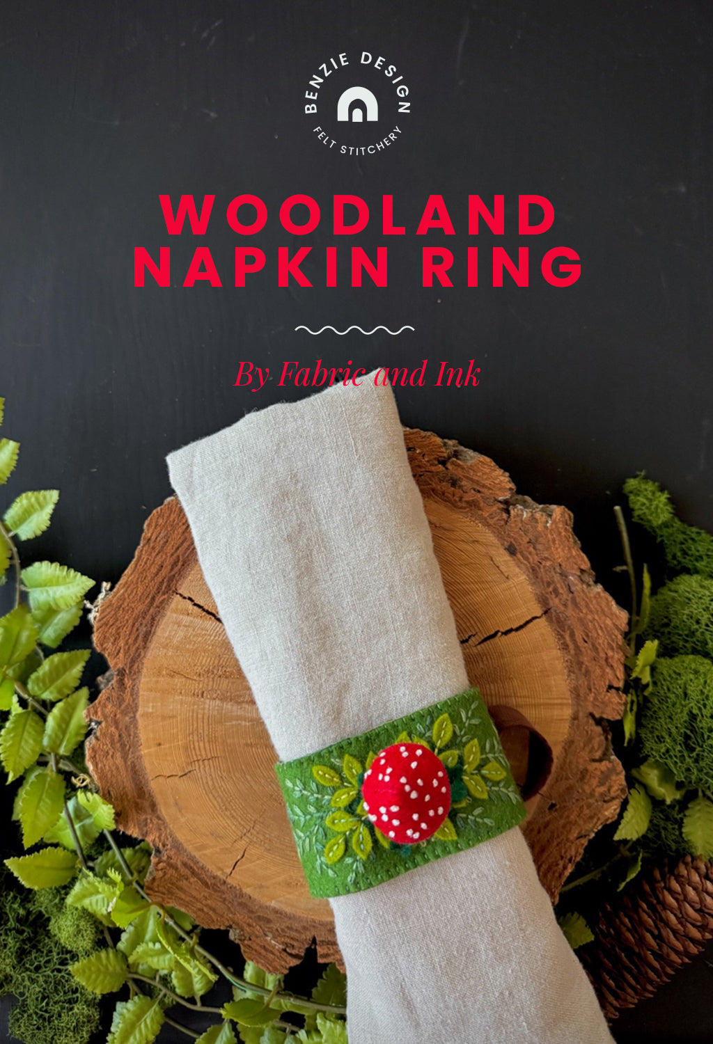 Woodland Felt Napkin Ring