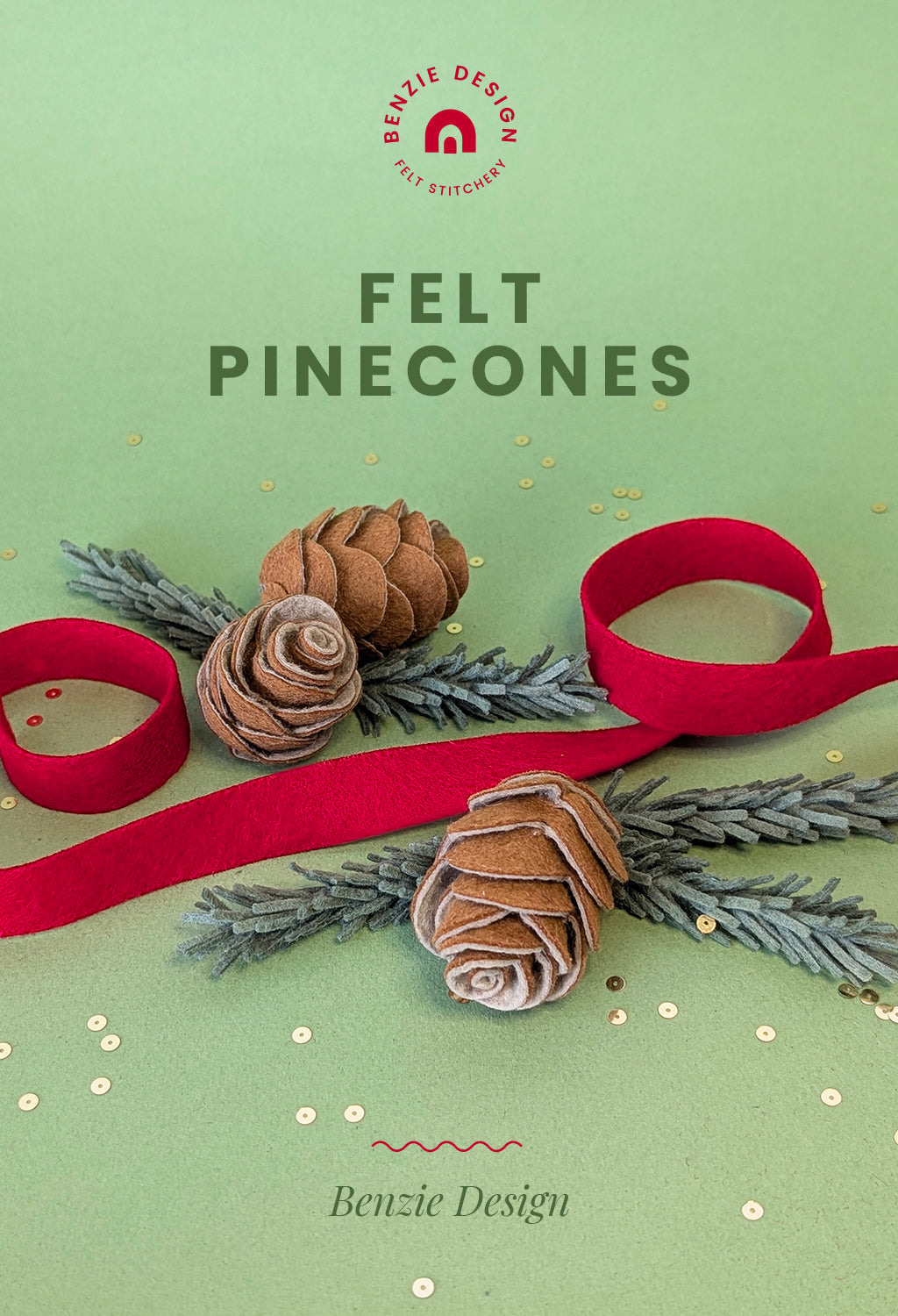 Felt Pinecones