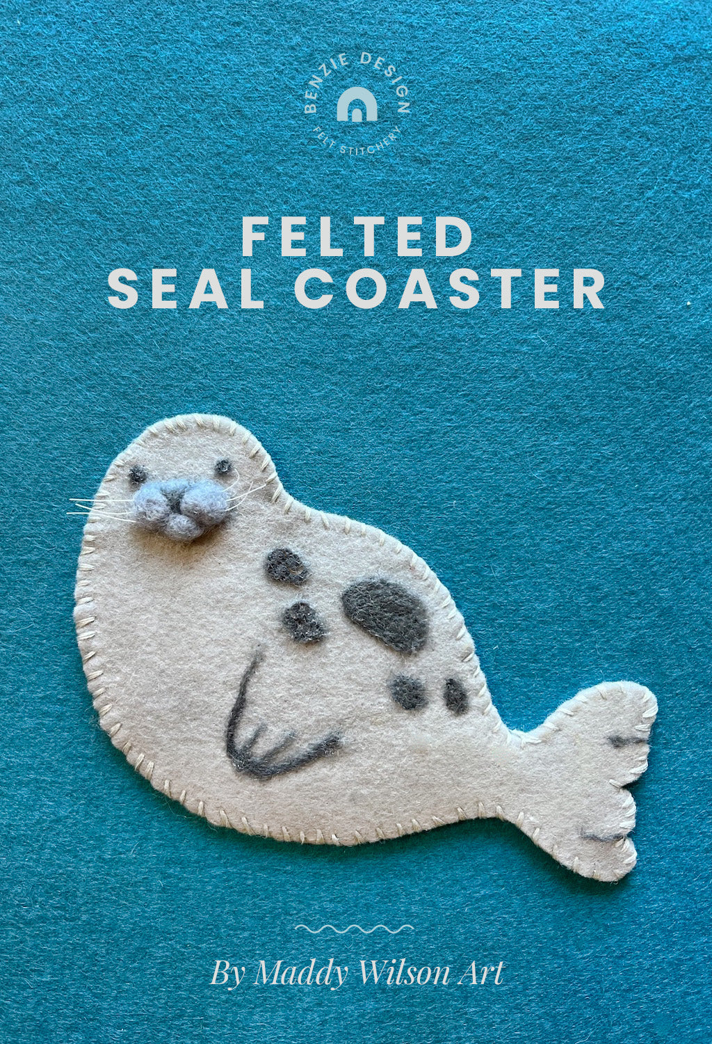 Felted Seal Coaster