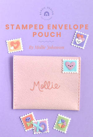 Stamped Envelope Pouch DIY