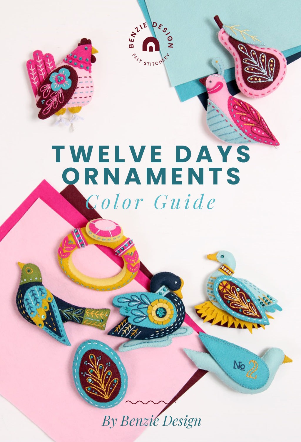 MmmCrafts Twelve Days Ornaments Color Guide
