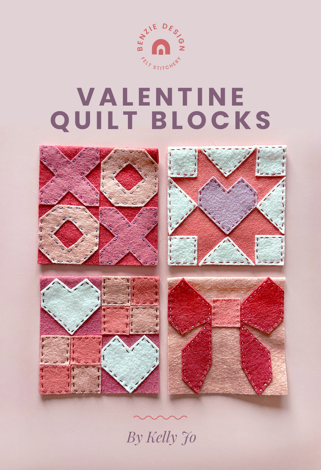 Valentine Felt Quilt Blocks