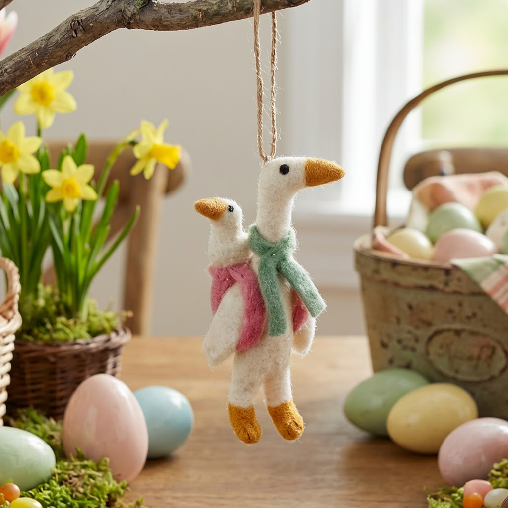 Mother Goose Felt Ornament