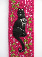 Black Cat Bookmark Felt Kit