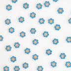 Blue Daisy Buttons