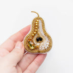Pear,  Bead Embroidery Kit